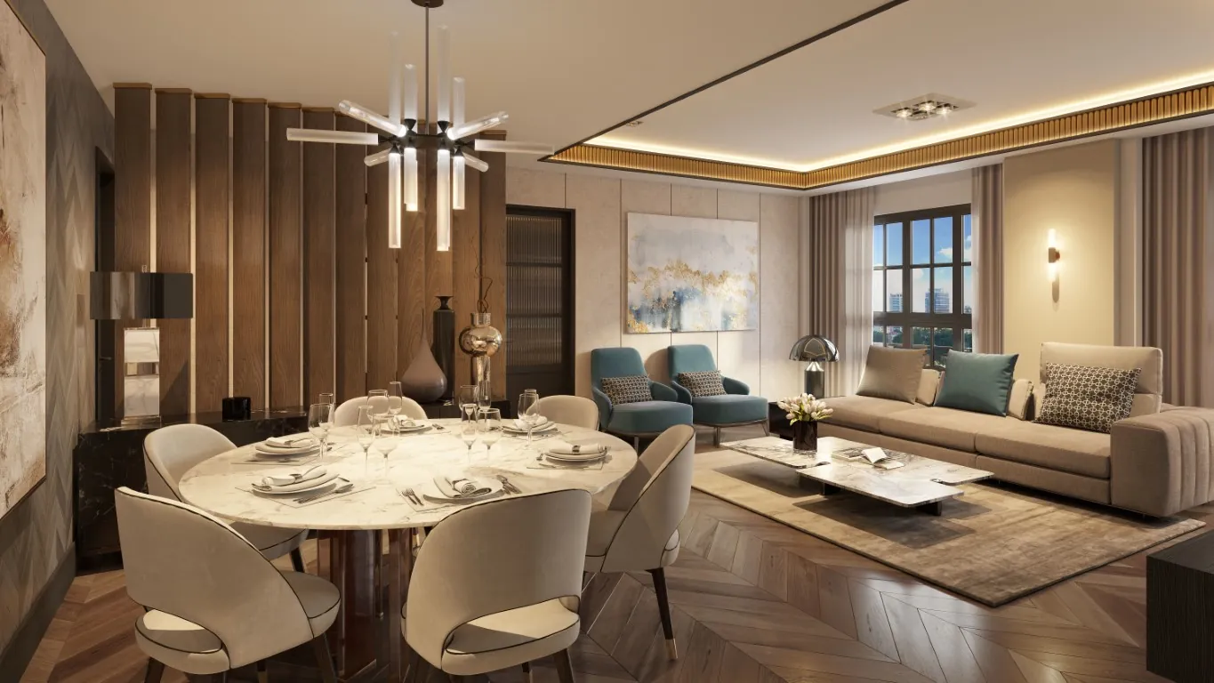 Ritz Carlton — vista principal, design de interiores por Vitta no Porto, Portugal
